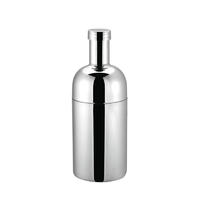 Stainless steel vodka martini shaker with 300ml, 500ml, 700ml, 1000ml 3-piece bottle design