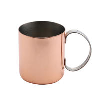 Stainless steel copper mug with handle in 14oz ED-8